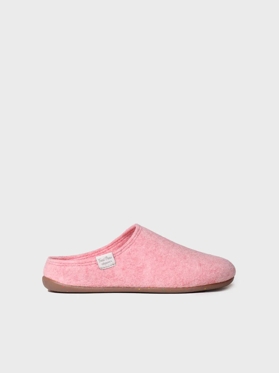 zapatillas de casa mujer - Zapatilla tipo zueco para mujer en fieltro reciclado | MONA-FR - Toni Pons