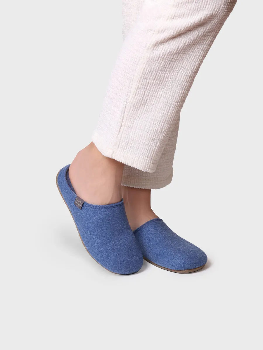 zapatillas de casa mujer - Zapatilla tipo zueco para mujer en fieltro reciclado | MONA-FR - Toni Pons