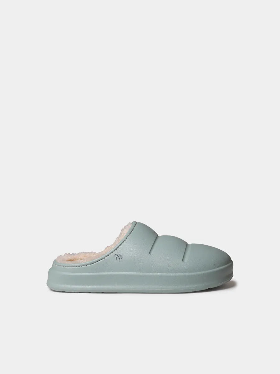 Women's clogs with platform and inner lining