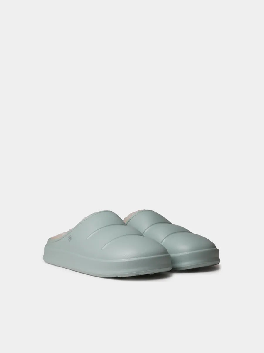 Women's clogs with platform and inner lining