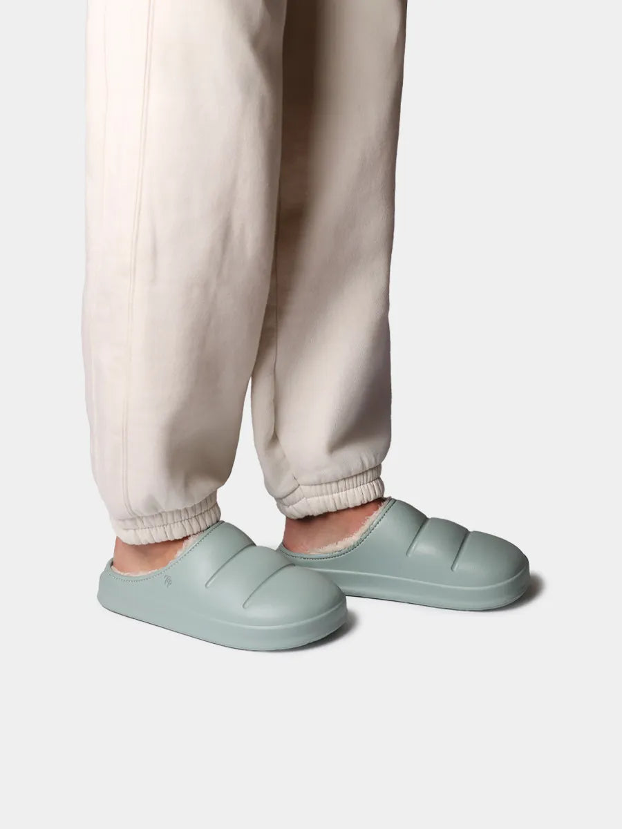 Women's clogs with platform and inner lining