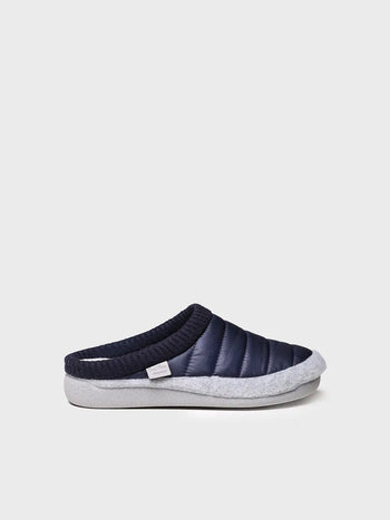 zapatillas mujer - Zapatilla tipo zueco para mujer en tejido acolchado y fieltro | MORA-TK - Toni Pons