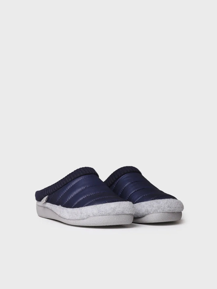 zapatillas mujer - Zapatilla tipo zueco para mujer en tejido acolchado y fieltro | MORA-TK - Toni Pons