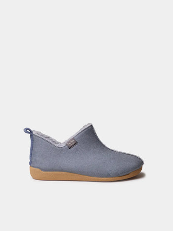 Zapatillas de casa mujer - Zapatilla de casa abotinada para mujer en tejido | MOSCU-BD - Toni Pons