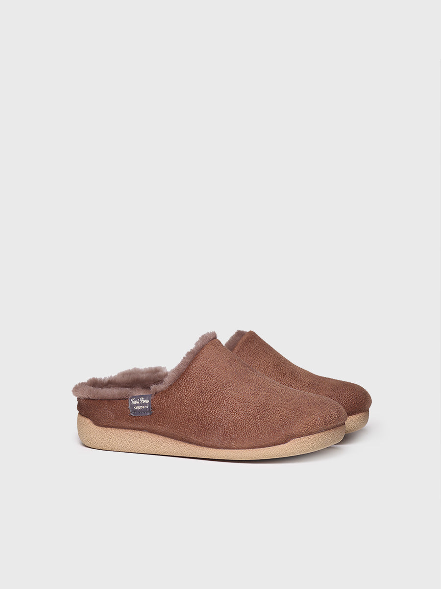 zapatillas de casa mujer - Zapatilla de casa tipo zueco para mujer en tejido | MOSUL-BD - Toni Pons