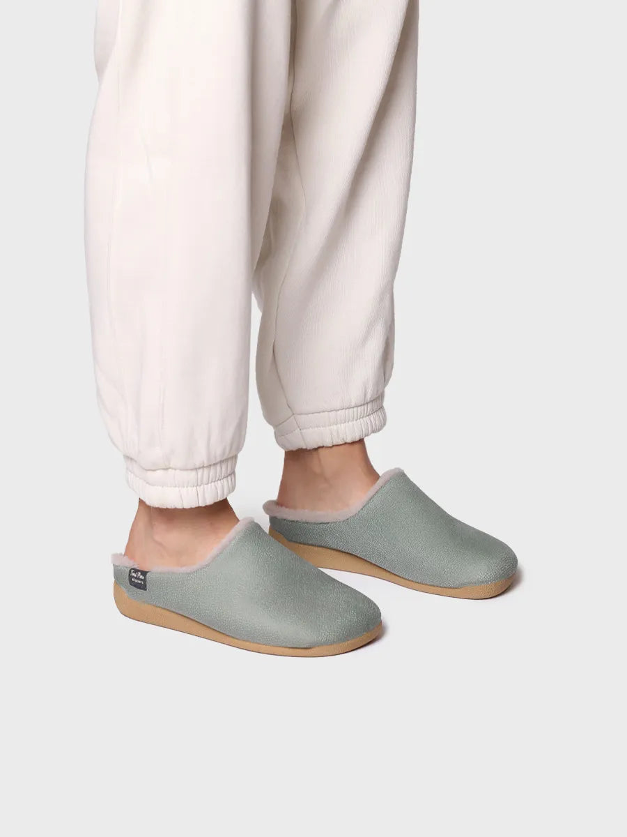 zapatillas mujer - Zapatilla de casa tipo zueco para mujer en tejido | MOSUL-BD - Toni Pons