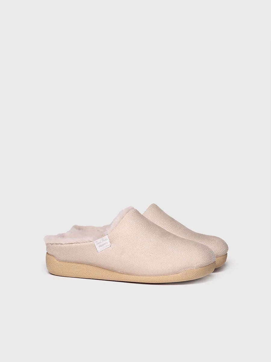 zapatillas de casa mujer - Zapatilla de casa tipo zueco para mujer en tejido | MOSUL-BD - Toni Pons