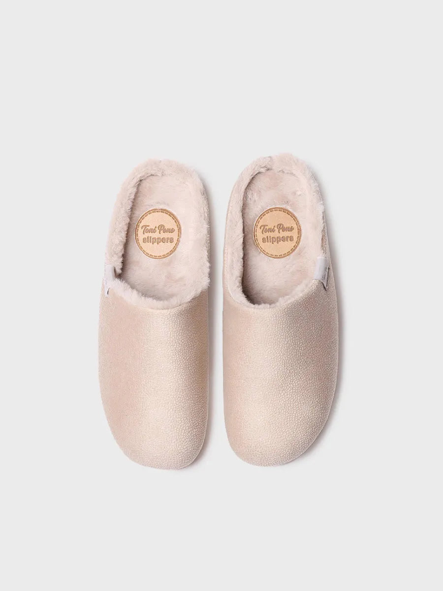 zapatillas de casa mujer - Zapatilla de casa tipo zueco para mujer en tejido | MOSUL-BD - Toni Pons