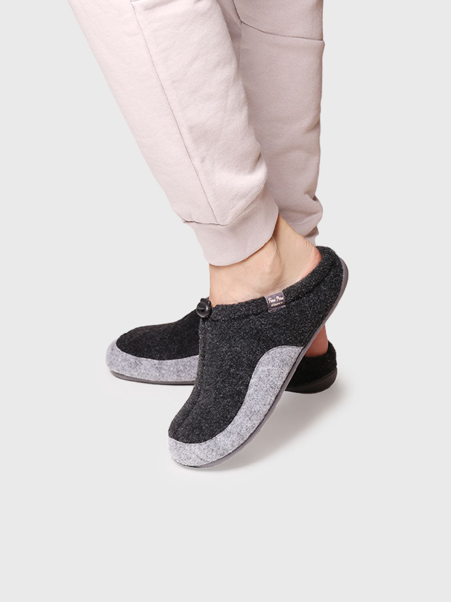 zapatillas de hombre - Slipper para hombre en fieltro reciclado | NADIR-FR - Toni Pons