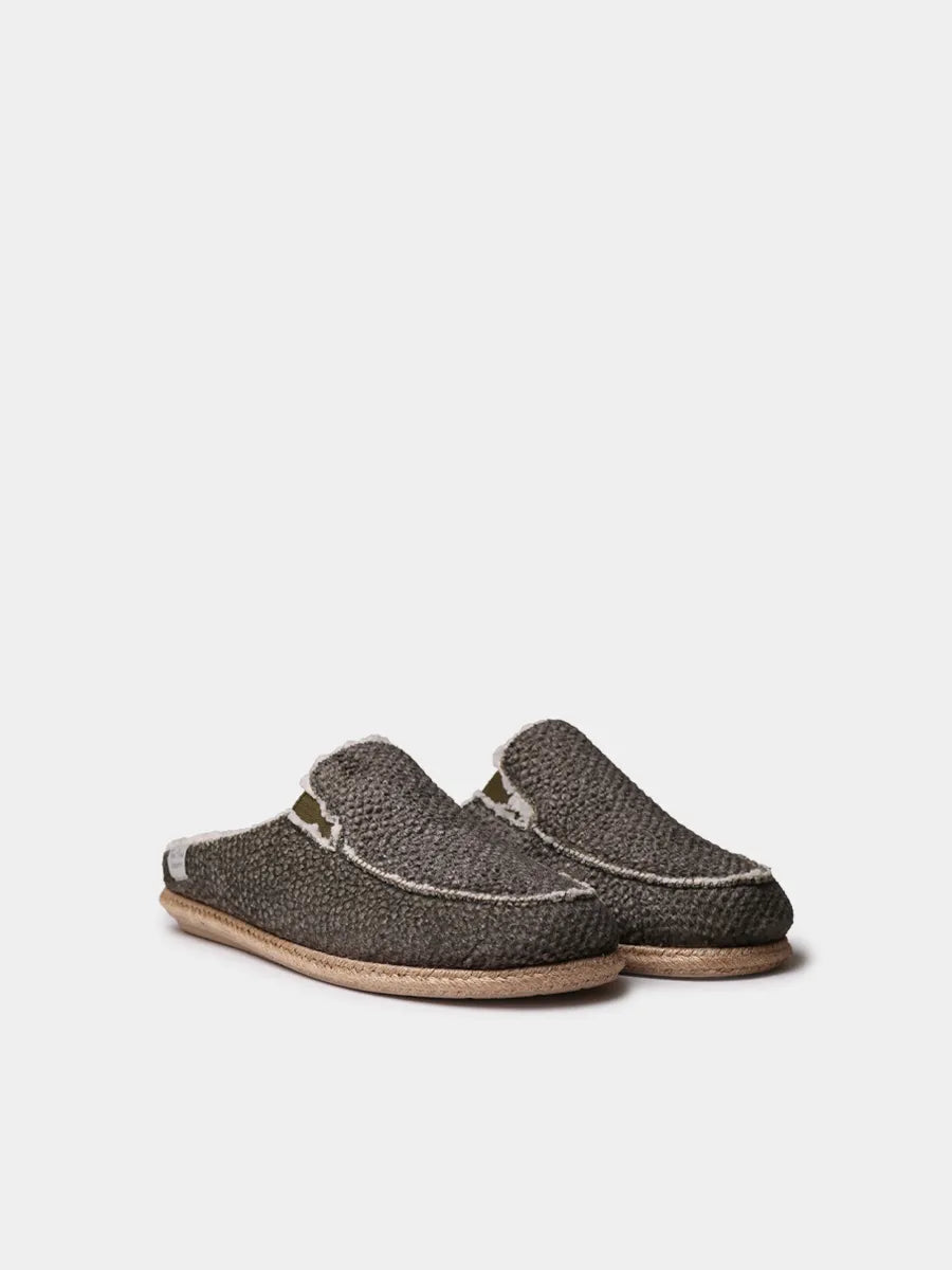 Slippers para hombre tipo zueco con suela de yute | NALEC