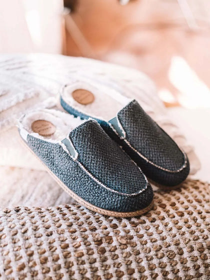 Zapatillas de casa hombre - Slippers para hombre tipo zueco con suela de yute | NALEC - Toni Pons
