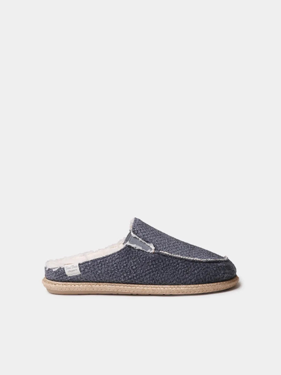 Slippers para hombre tipo zueco con suela de yute | NALEC