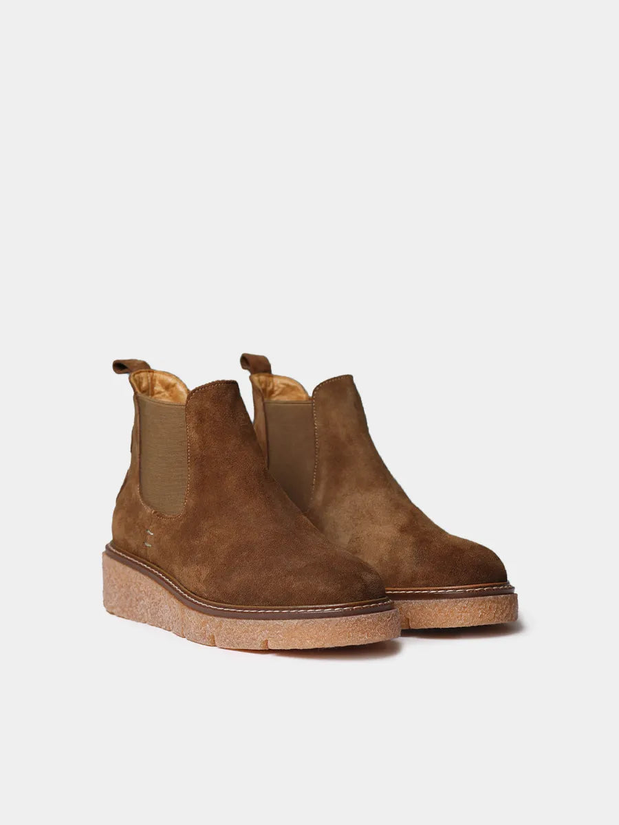 Women’s Mary Janes in split leather with buckle
