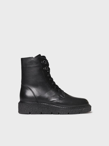 Botines mujer - Bota con cordones en piel para mujer | NARA-P - Toni Pons