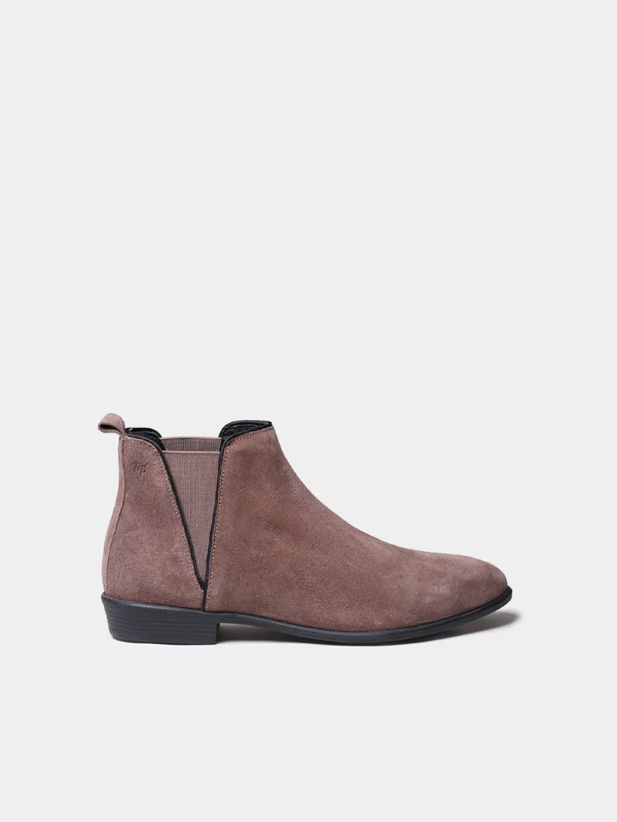 Botines mujer - Botín de mujer en serraje efecto serpiente | NAROA-SY  - Toni Pons