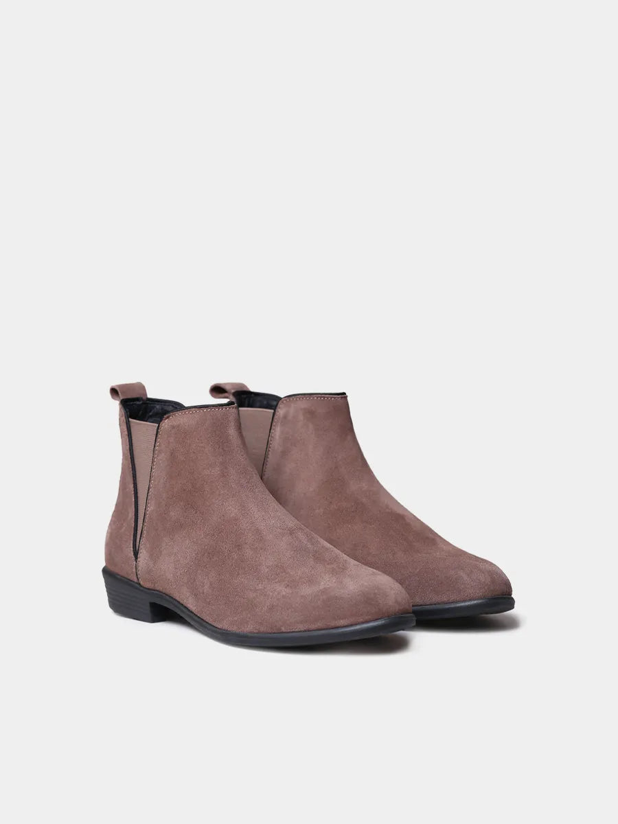 Botines mujer - Botín de mujer en serraje efecto serpiente | NAROA-SY  - Toni Pons