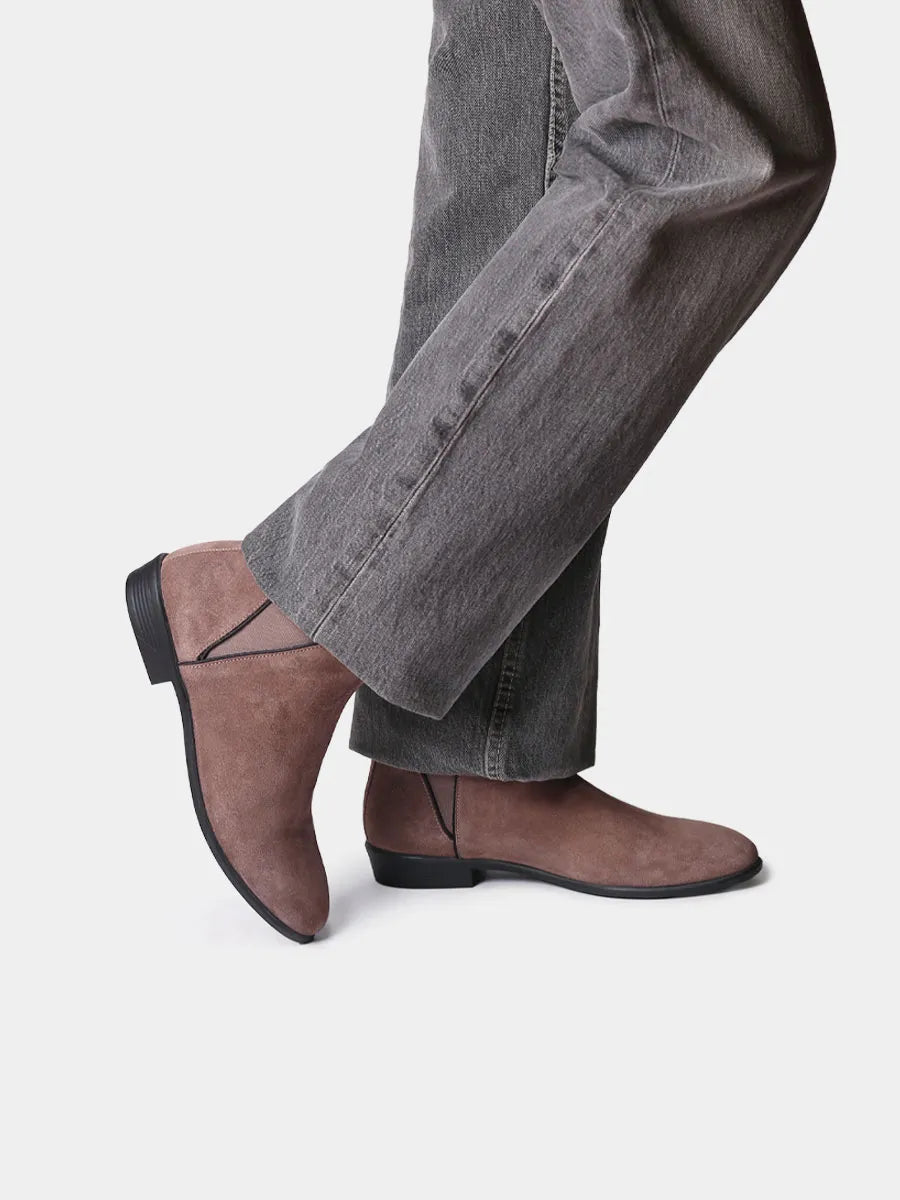 Botines mujer - Botín de mujer en serraje efecto serpiente | NAROA-SY  - Toni Pons