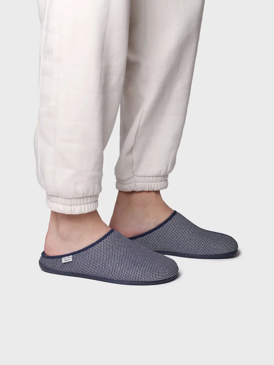 zapatillas de casa hombre - Zapatilla de casa tipo zueco de hombre en rejilla | NASH-JO - Toni Pons