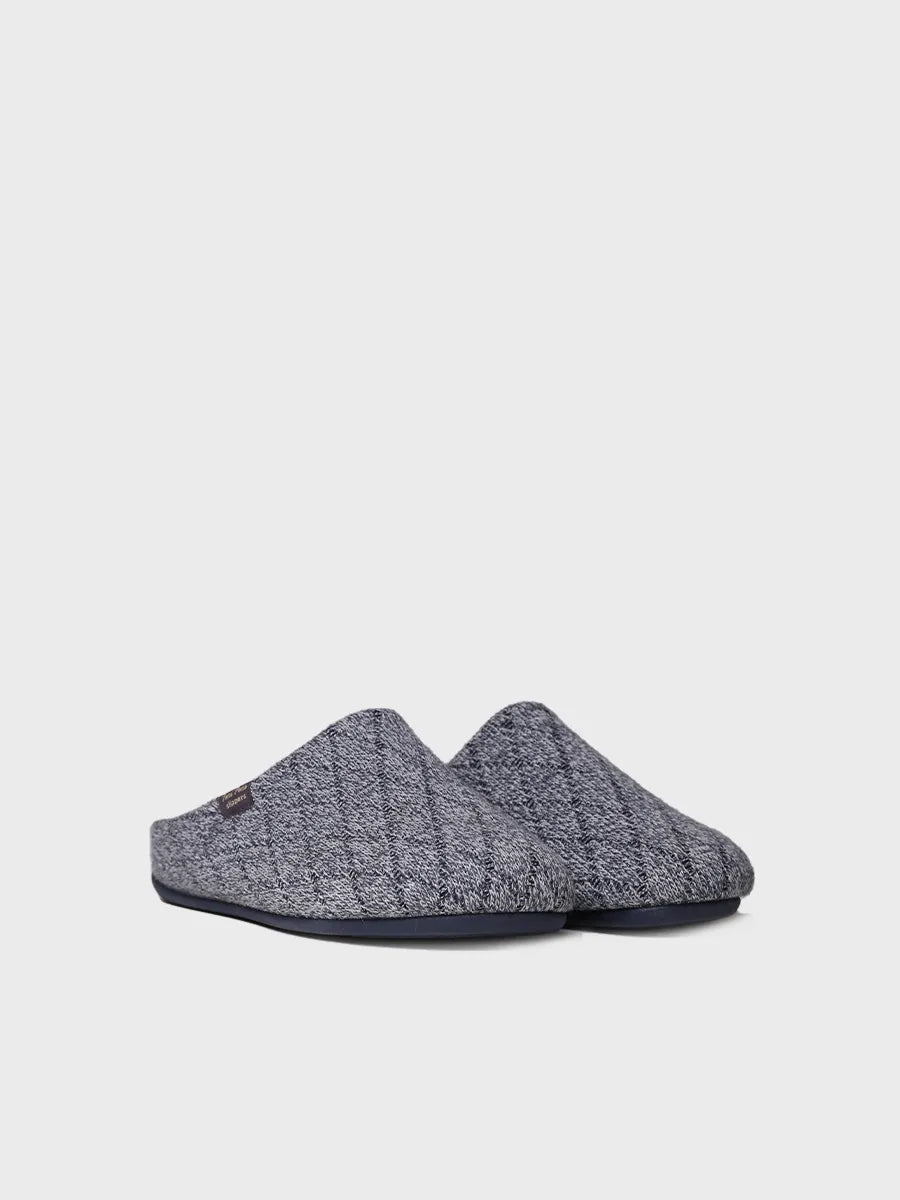 zapatillas de casa hombre - Zapatilla de casa tipo zueco para hombre en tejido | NAUEL-KM - Toni Pons