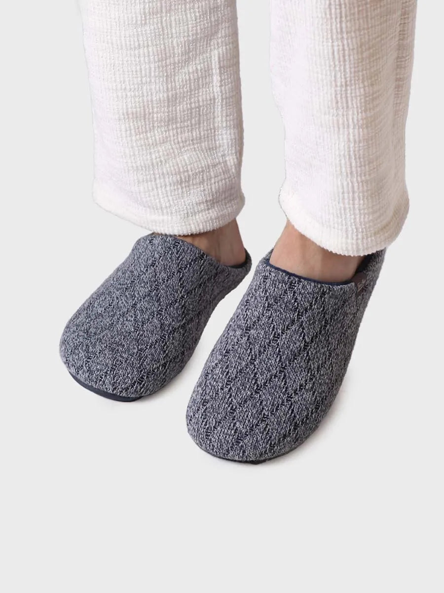 zapatillas de casa hombre - Zapatilla de casa tipo zueco para hombre en tejido | NAUEL-KM - Toni Pons