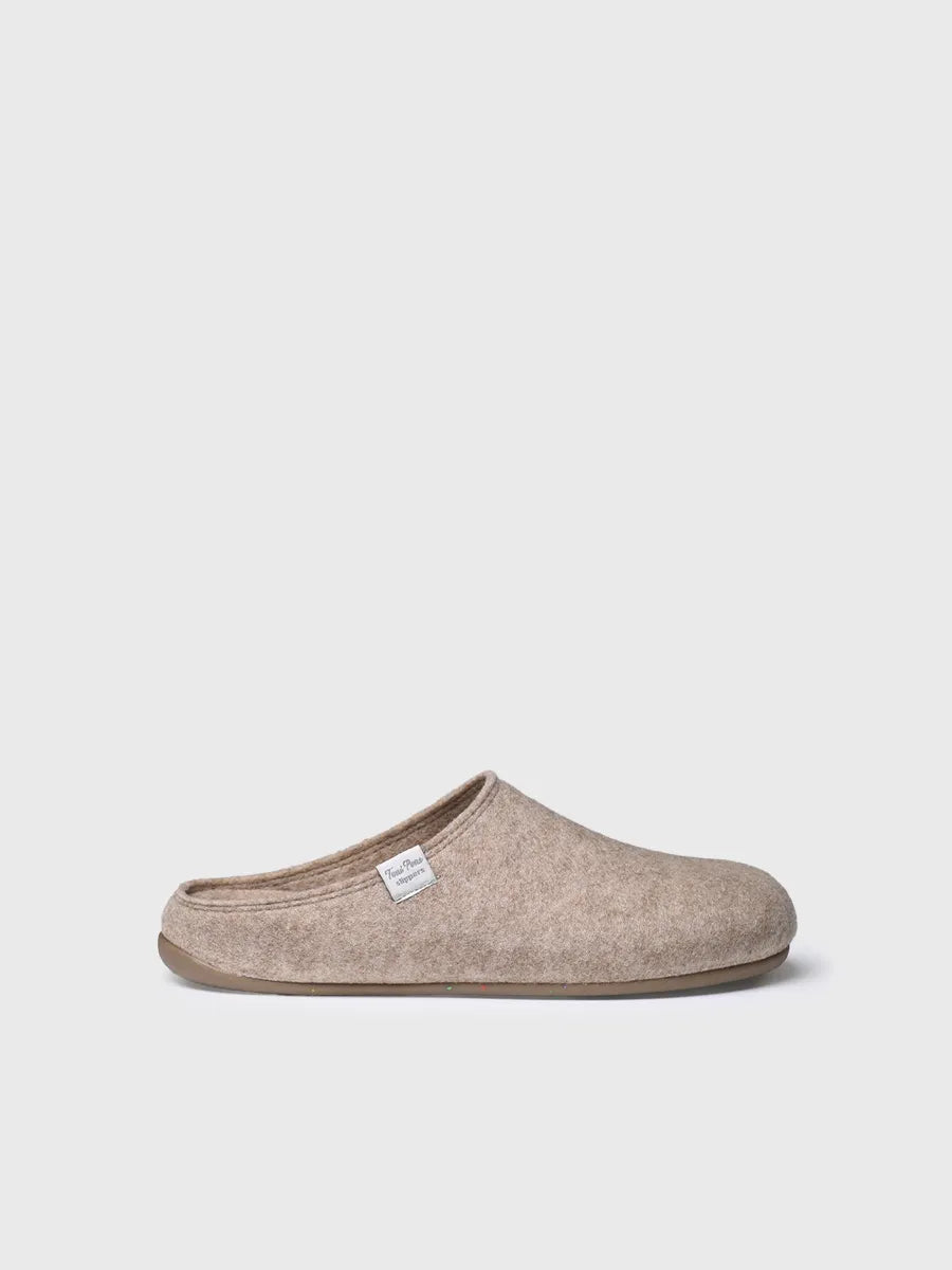 zapatillas de casa hombre - Zapatilla de casa tipo zueco para hombre en fieltro reciclado | NEO-FR - Toni Pons