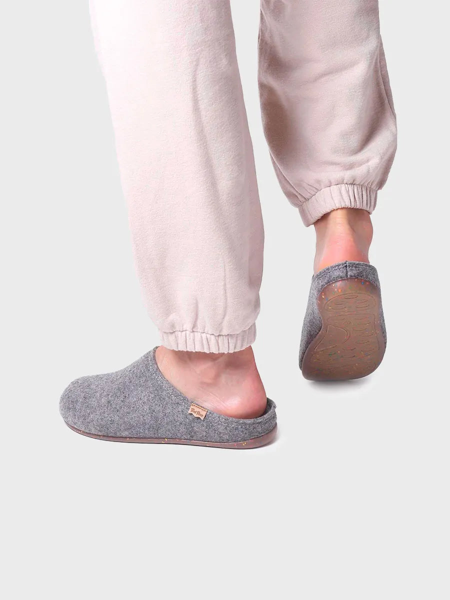 zapatillas de casa hombre - Zapatilla de casa tipo zueco para hombre en fieltro reciclado | NEO-FR - Toni Pons