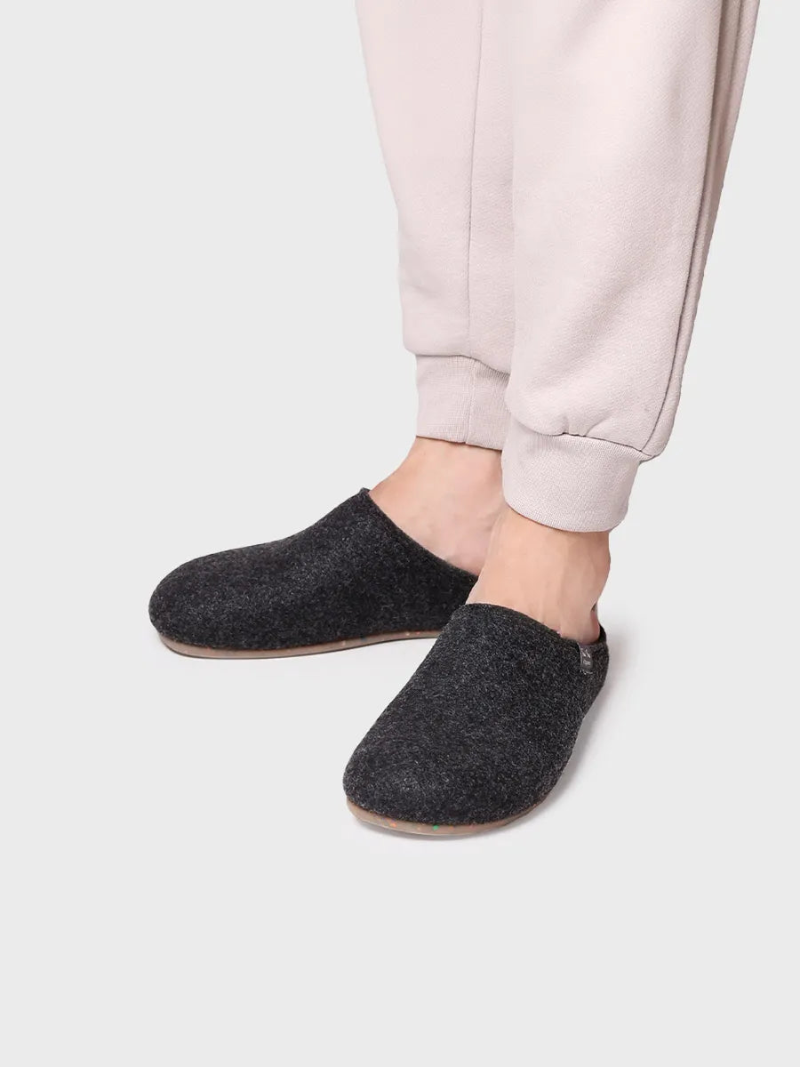 zapatillas de casa hombre - Zapatilla de casa tipo zueco para hombre en fieltro reciclado | NEO-FR - Toni Pons