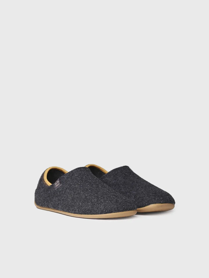 zapatillas de casa hombre - Zapatilla de casa cerrada para hombre en fieltro reciclado | NEPAL-FR - Toni Pons