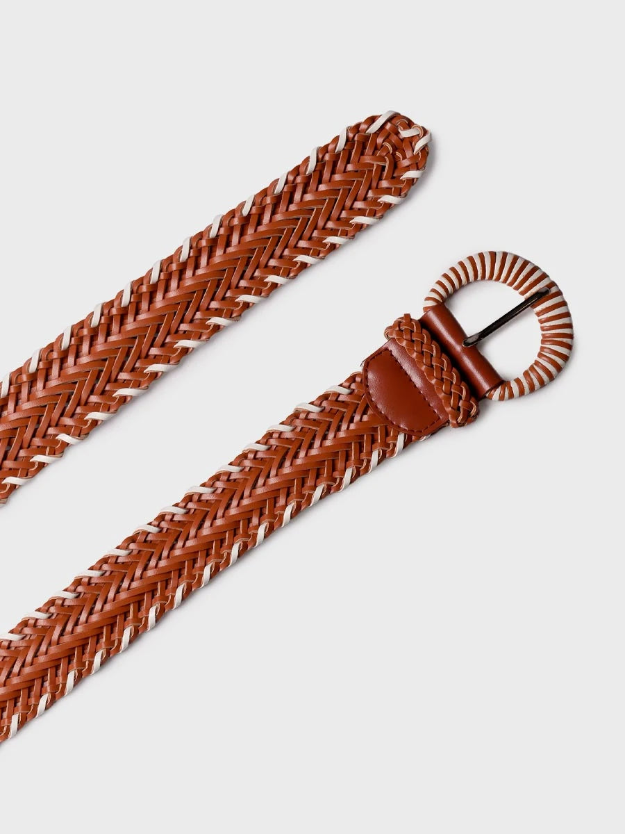 - Cinturón trenzado de mujer con hebilla redonda | NIKITA - Toni Pons