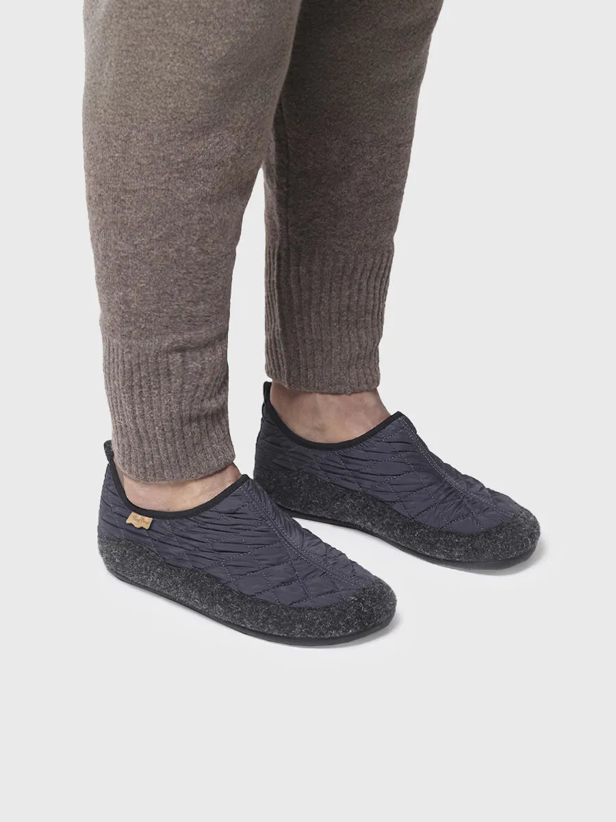 zapatillas de casa hombre - Slippers para hombre en fieltro y tejido acolchado | NIL-UM - Toni Pons
