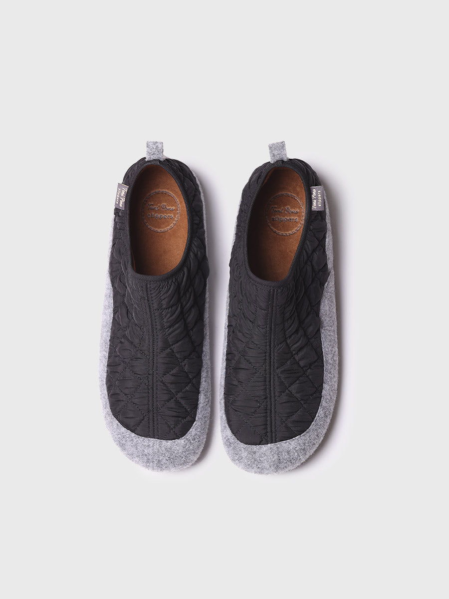 zapatillas de casa hombre - Slippers para hombre en fieltro y tejido acolchado | NIL-UM - Toni Pons
