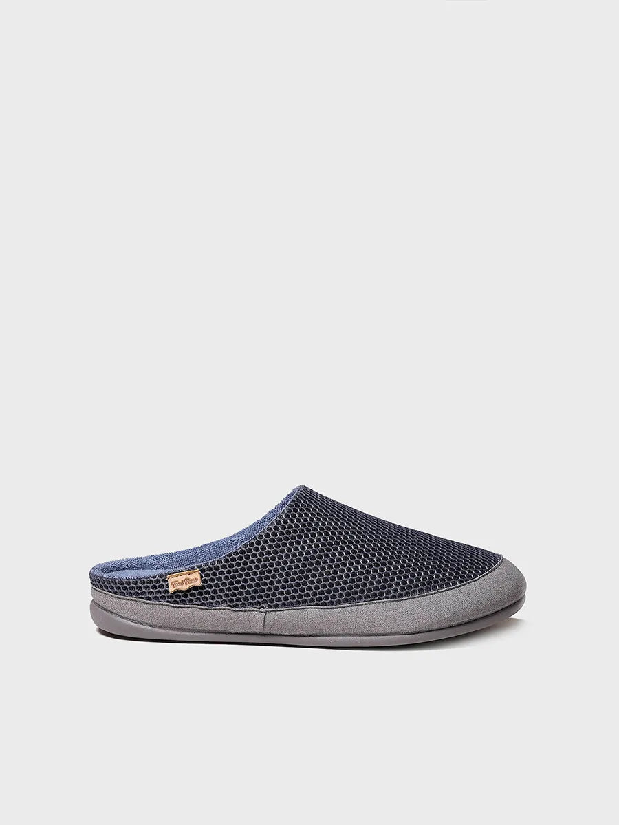 zapatillas de casa hombre - Zapatillas de casa para hombre en tejido de rejilla | NIUE-GC - Toni Pons