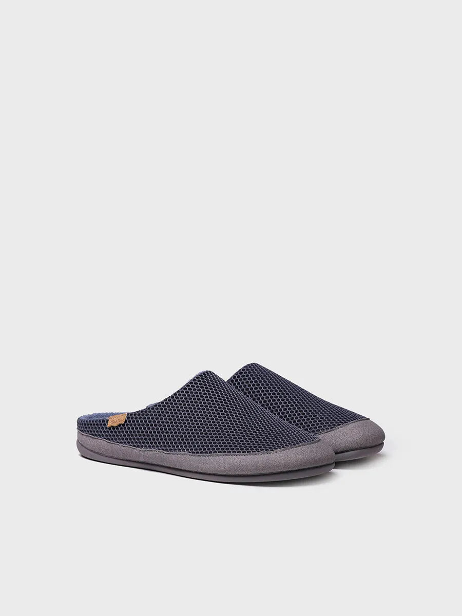 zapatillas de casa hombre - Zapatillas de casa para hombre en tejido de rejilla | NIUE-GC - Toni Pons