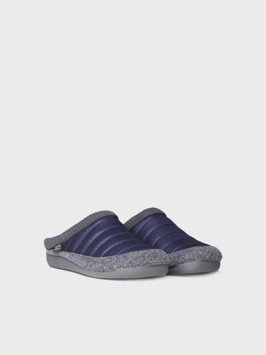 zapatillas de casa hombre - Zapatilla de casa tipo zueco en tejido acolchado y fieltro | NIX-TK - Toni Pons