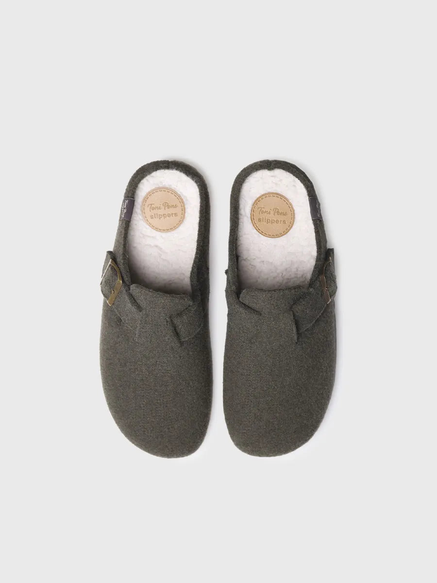 zapatillas de casa hombre - Zapatilla tipo zueco para hombre en fieltro | NORTON-FP - Toni Pons