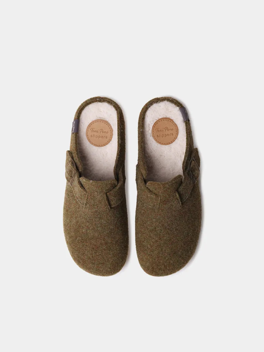 Zapatillas de casa hombre - Zapatilla tipo zueco para hombre en fieltro | NORTON-FP - Toni Pons
