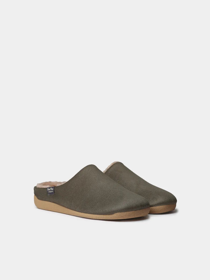 Zapatillas de casa hombre - Slippers abiertas para hombre en tejido | NOTI-BD - Toni Pons