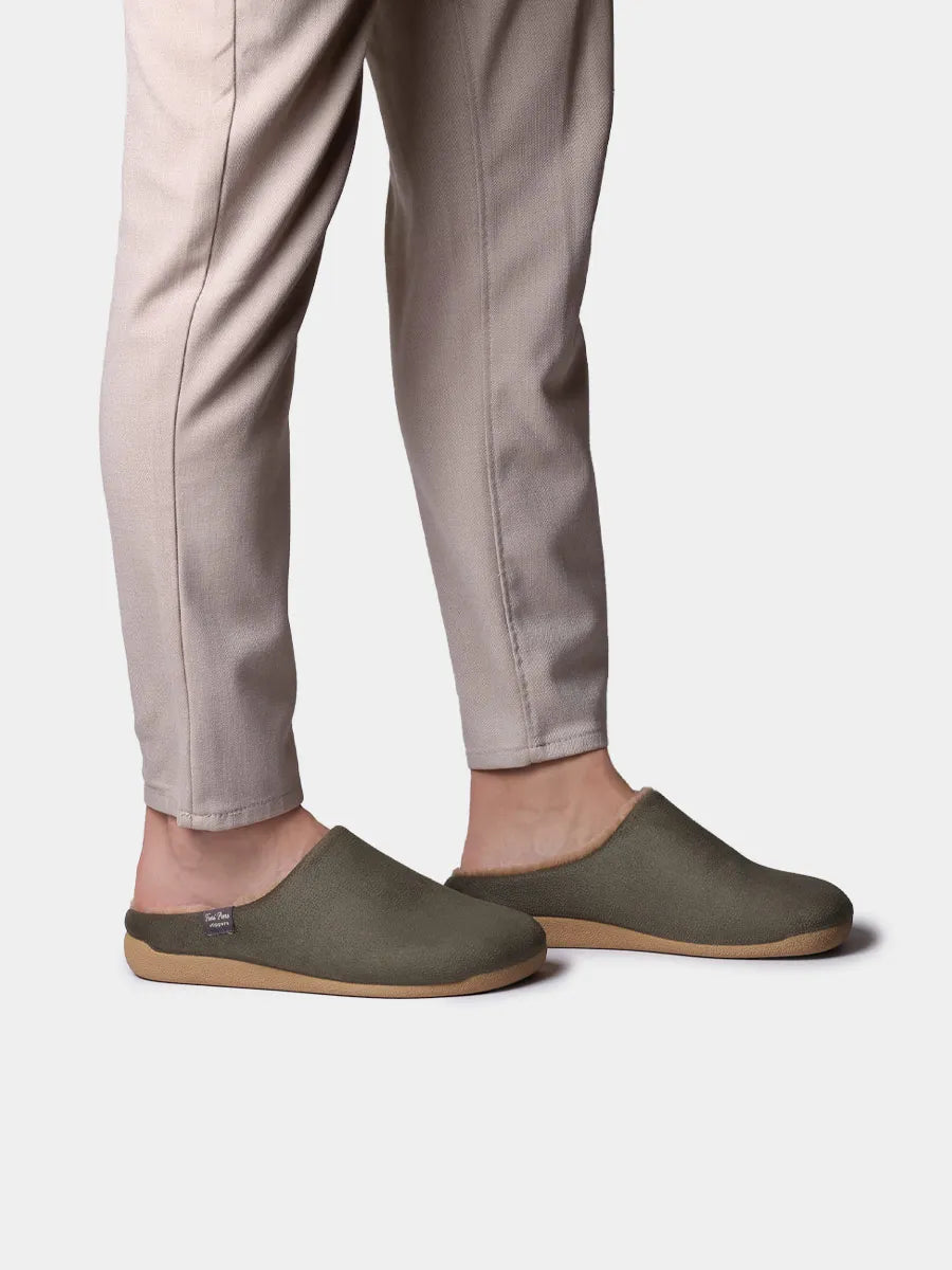 Slippers abiertas para hombre en tejido | NOTI-BD
