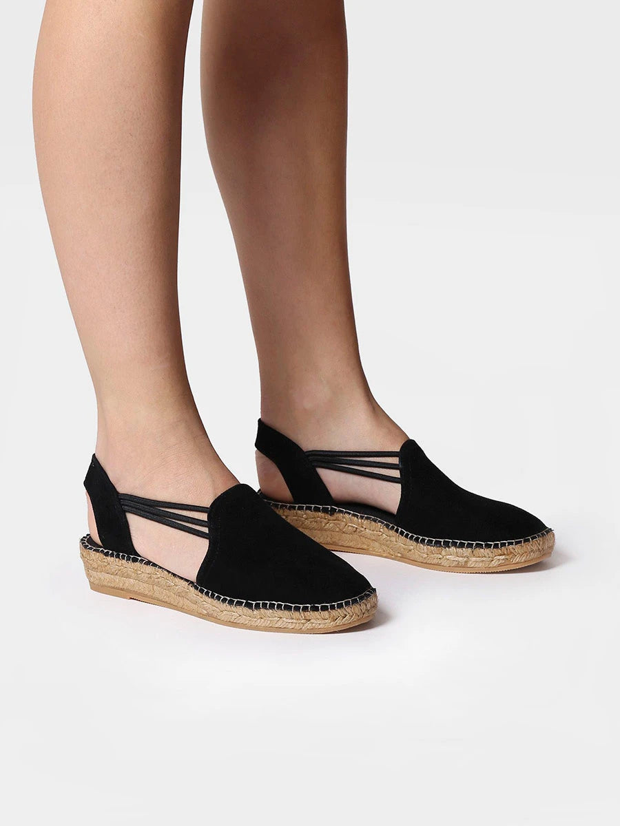 - Alpargata de mujer con cuña y tiras elásticas | NURIA - Toni Pons