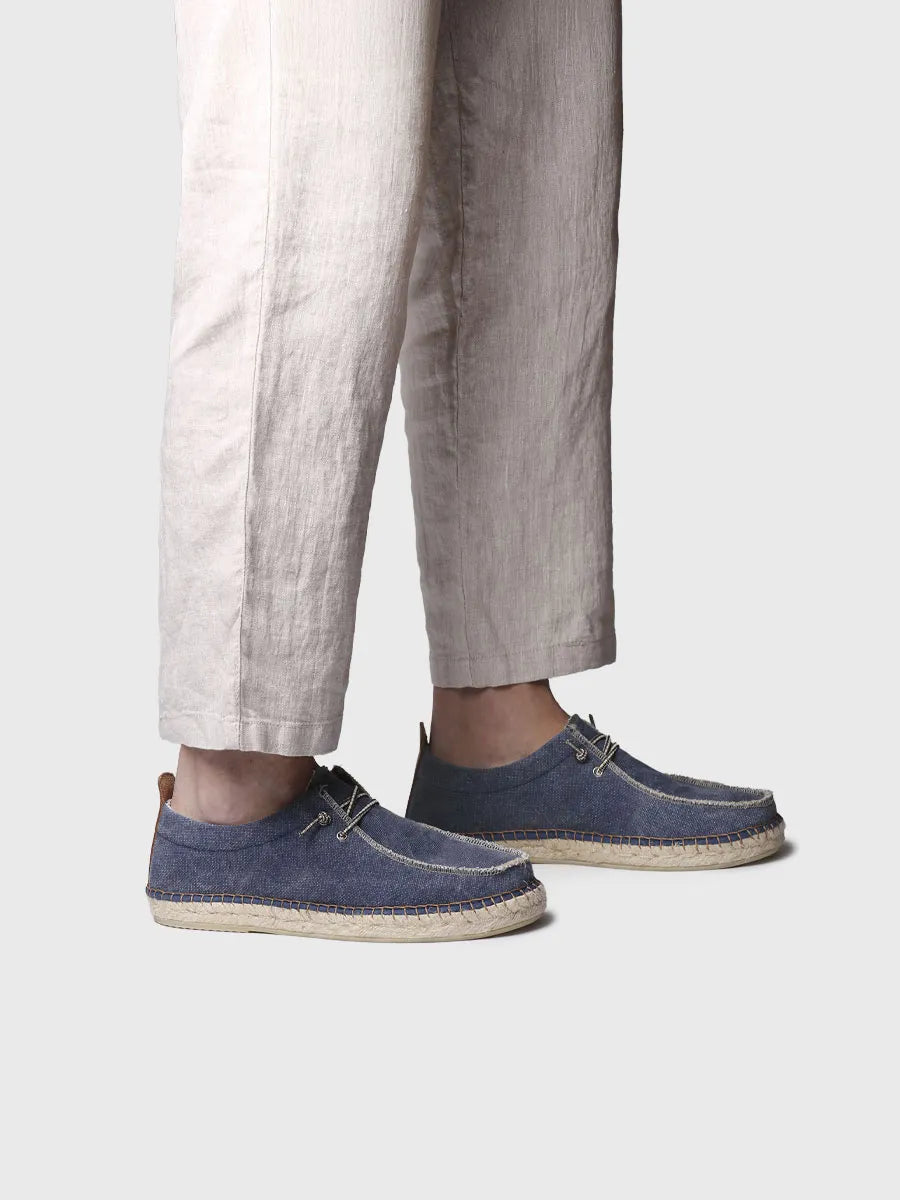 - Alpargata de hombre en tejido con cordones | ODIN - Toni Pons