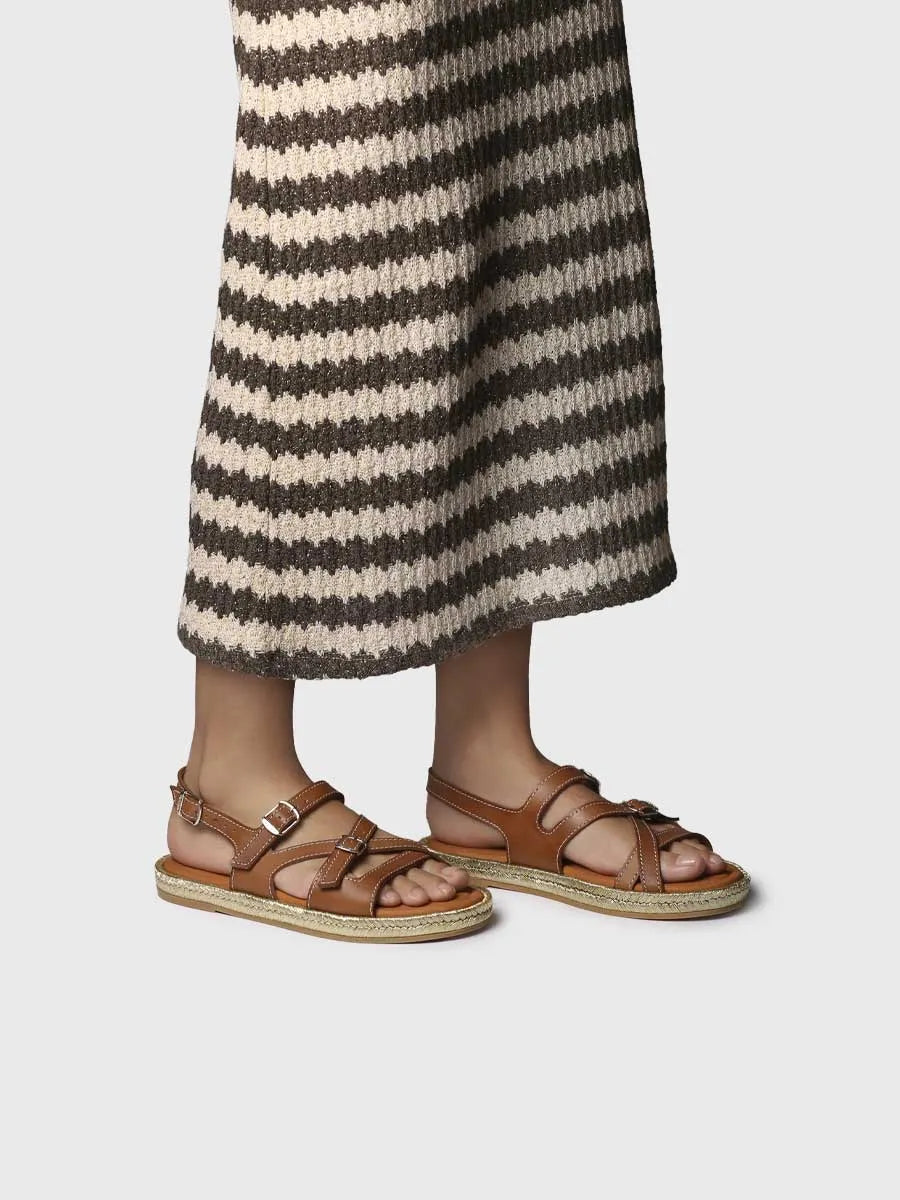 - Sandalia de mujer en piel con tiras finas | OMARA - Toni Pons