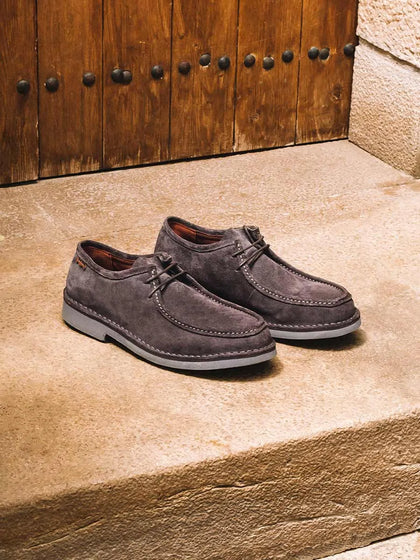 Zapatos con cordones hombre - Zapato en serraje con cordones para hombre | ORLANDO-SY - Toni Pons