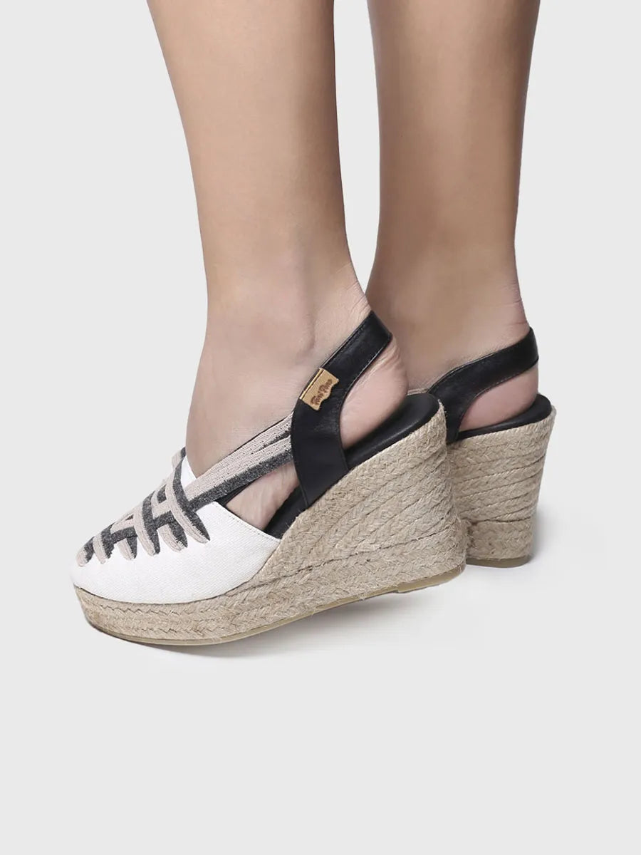 Alpargata mujer - Alpargata de cuña con cuerdas - Toni Pons