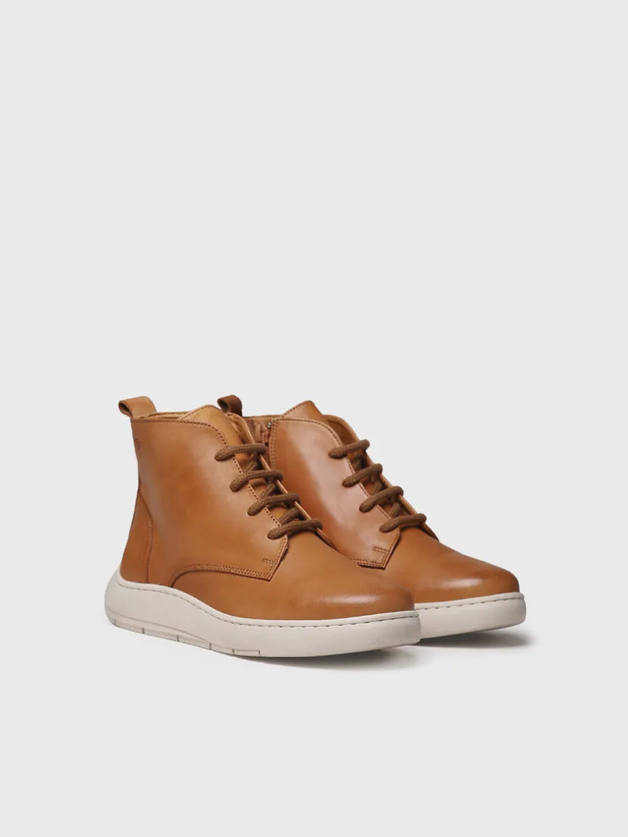 botines mujer - Botín de piel para mujer con cordones | PESCARA  - Toni Pons