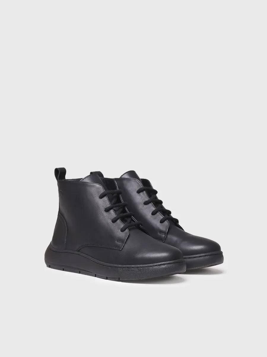 botines mujer - Botín de piel para mujer con cordones | PESCARA - Toni Pons