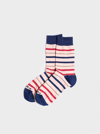 Complementos - Calcetines unisex en algodón a rayas | QUEL-BR - Toni Pons