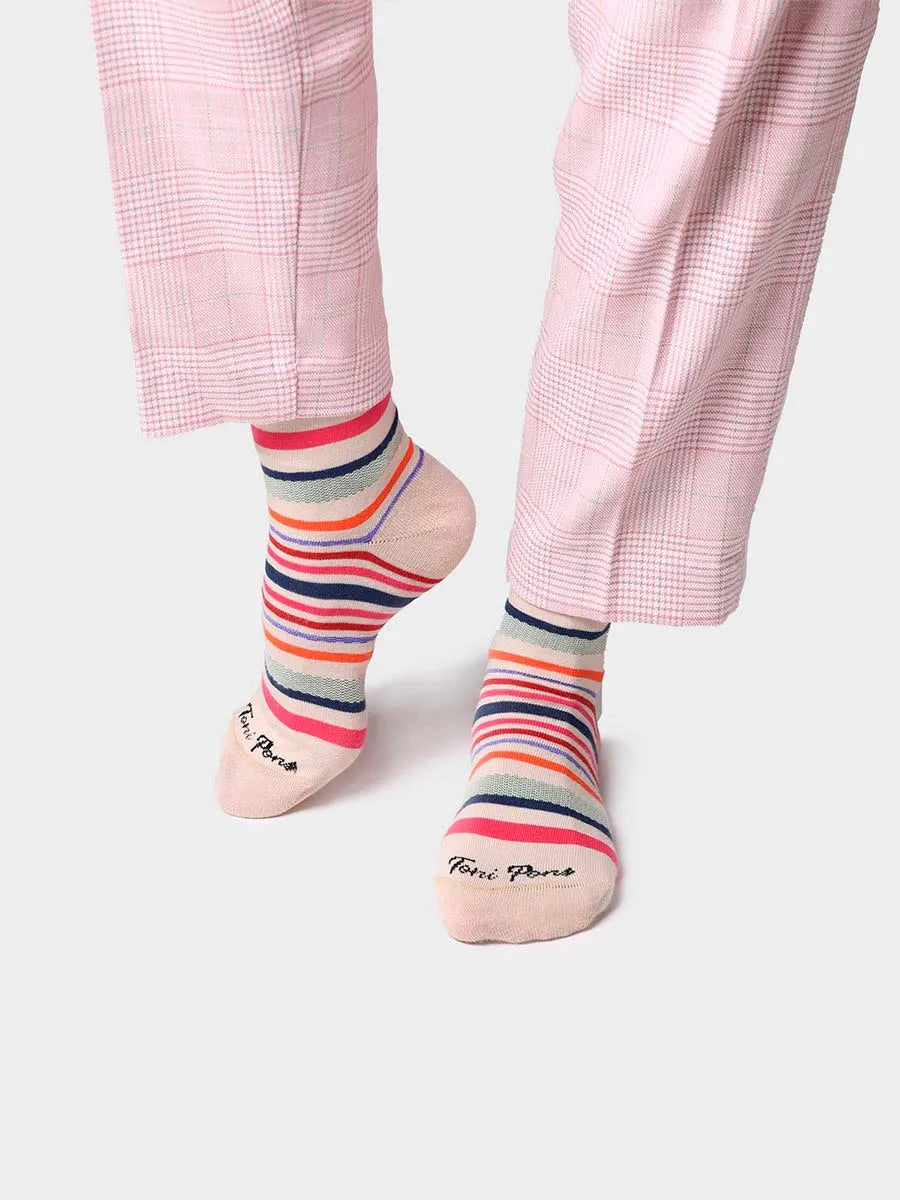 Complementos - Calcetines unisex en algodón a rayas | QUEL-BR - Toni Pons