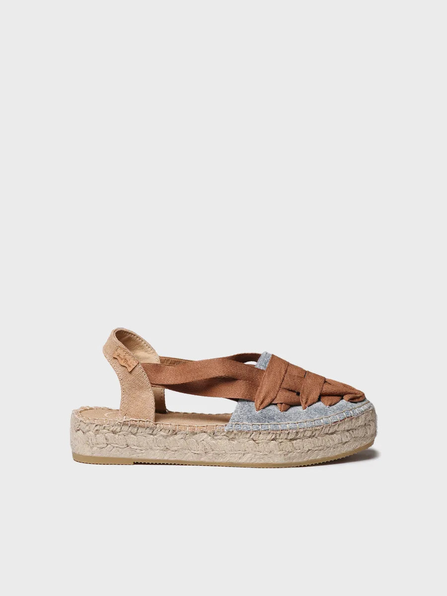 - Alpargata plana de mujer con cintas cruzadas | RIO-CC - Toni Pons