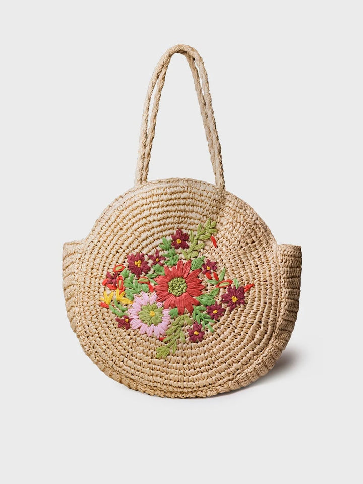 - Bolso circular con bordado floral | RUBINA - Toni Pons