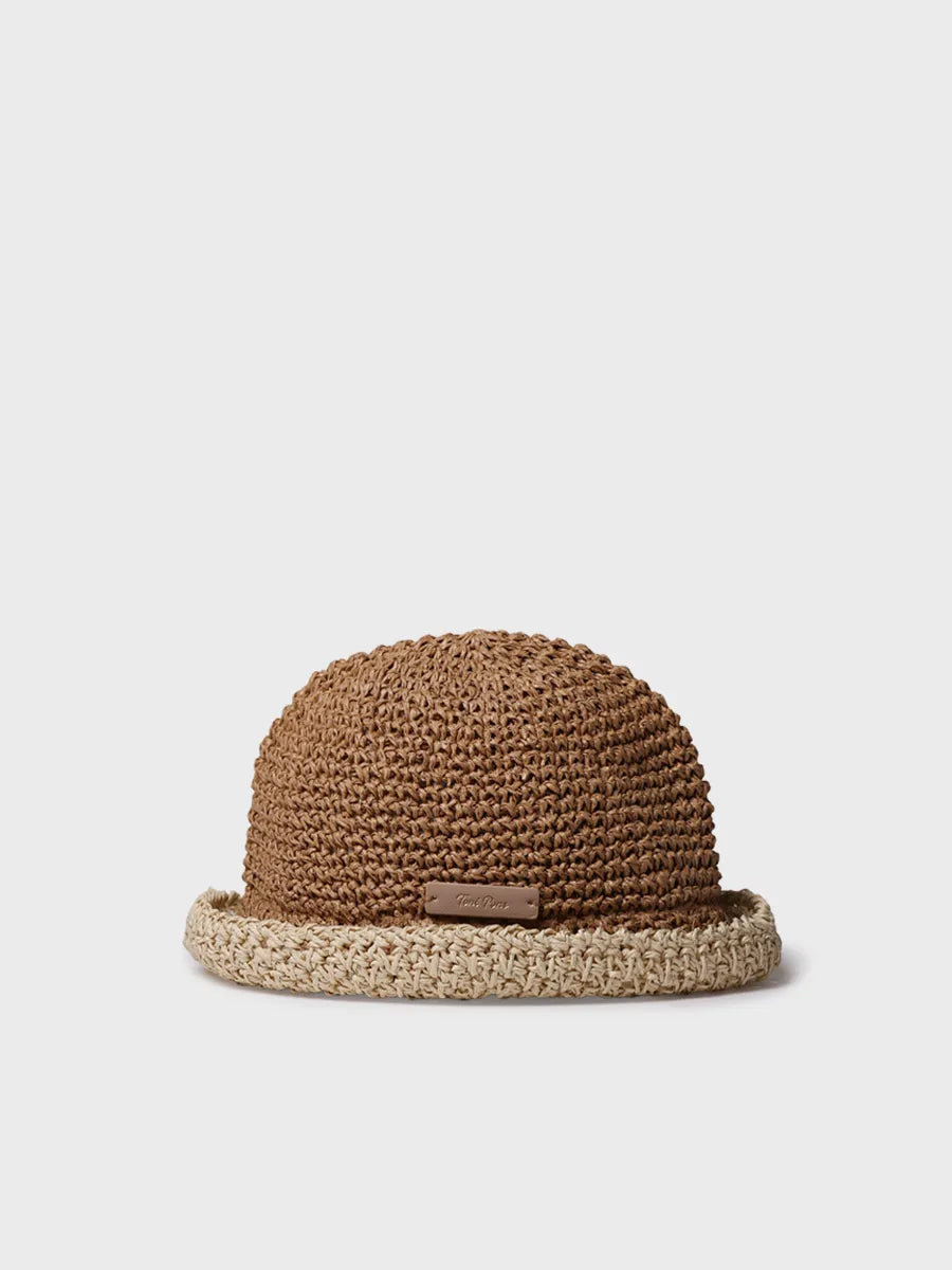 Complementos - Sombrero vegano en crochet de papel | SANDRA - Toni Pons